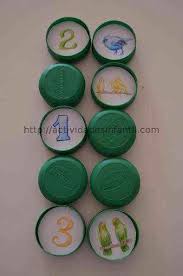 June 10, 2021 juego matematico reciclado. Como Aprender Los Numeros Con Un Juego Hecho Con Tapones Reciclados Juegos Matematicos Para Ninos Juegos Con Material Reciclado Juegos