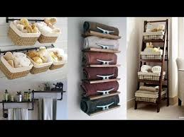 For laundry and towels, you can use storage bins in different sizes. 25 Small Bathroom Storage Ideas Wall Storage Solutions Youtube