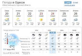 Более точный прогноз погоды на 14 дней смотрите в поминутном прогнозе. Pogoda Odessa 14 Dnej