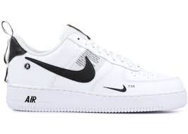 Black Air Forces With White Swoosh Nike Air Force 1 Low Utility White Black In 2020 Air Force Shoes Sneakers Fashion Outfits Outfit Shoes