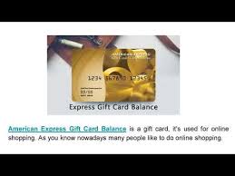 Choose from over 20 american express ® gift card designs to find a perfect gift for all the important people in your life. Know About American Express Gift Card Balance Youtube