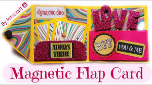 A card design software that has mag stripe encoding functionality. How To Make Magnetic Flap Card Diy Greeting Cards For Friends And Boyfriend Easy And Quick Card Youtube