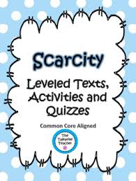 Scarcity Activities Differentiated Texts Maps And Sorts