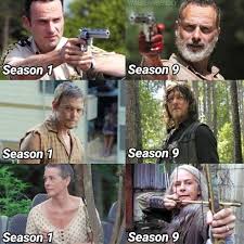 The Walking Dead On Instagram Season 1 Or Season 9 And Why Twdamc Twd Negan Glenn Abraham Maggie Rosita R The Walking Dead Amc Twd Dead Man Walking
