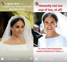 Meghan, the duchess of sussex, wore a gorgeous, minimal givenchy dress designed by the label's creative director, clare. Local Makeup Team Suffers Backlash After Doing A Review On Meghan Markle S Wedding Look