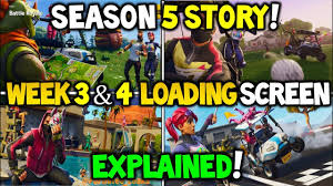 Fortnite's icon series has finally brought in thegrefg and fans are eager to get their hands on his skin. New Fortnite Season 5 Storyline Week 3 4 Loading Screens Explained Storyline Season 5 Youtube