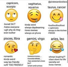 Pairs Of Zodiac Signs As Emojis Zodiac Signs Pisces Zodiac Signs Aquarius Zodiac Signs Sagittarius