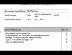 Check spelling or type a new query. Video Wie Schreibt Man Ein Berichtsheft Richtig