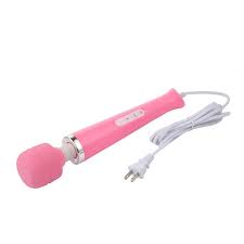 Seksfun 10 Modes Vibrating Wired Big Headed AV Body Massager Black Large  Magic Wand Dido Vibrator Sex Toy for Women