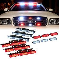 54 Led Emergency Vehicle Strobe Lights Bars Warning Deck Dash Grille Amber Wish Emergency Lighting Strobe Lights Led Emergency Lights
