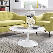 Target / furniture / round white coffee table. Saarinen Fiberglass White Coffee Table Modern Selections Coffee Tables