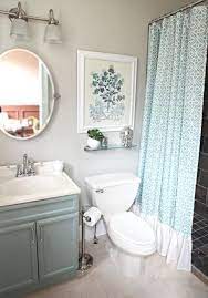 5 out of 5 stars. 22 Ideas Small Bathroom Decorating Pictures Small Bathroom Decorating Pictures With Blue Curtain Small Bathroom Decor Small Bathroom Makeover Bathroom Makeover
