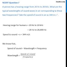 T o body ported for manifold electrical entry grommet din terminal. Ncert Q7 A Person Has A Hearing Range From 20 Hz To 20 Khz What