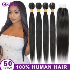 Most of the donors are people from rural brazil. 50 Gram Straight Bundles With Closure Brazilian Hair Weave Bundles With Closure Non Remy Human Hair Lace Closure With Bundles 3 4 Bundles With Closure Aliexpress