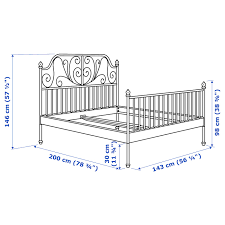 Open the sides so lift it up and push. Leirvik White Luroy Bed Frame Standard Double Ikea
