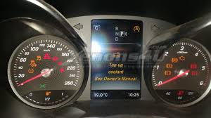 If a malfunction occurs, the appropriate warning symbol appears in the case of more than one malfunction, symbols and messages Top Up Coolant See Owner S Manual Warning Message In Mercedes Benz Xenons4u Automotive Blogs