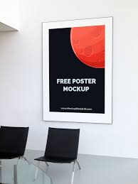 Free Indoor Poster Mockup Poster Mockup Mockup Poster