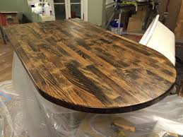 Ikea Gerton Hack Kitchen Redo Stained Table Ikea Table
