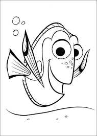 Printable finding nemo coloring pages. Finding Nemo With Man For Kids Printable Free Coloring Pages Iniakuinidia