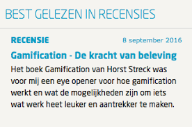 De Recensie Van Gamification Van Horst Streck Is De Best Gelezen Recensie Bij Managementboek Streck Is Een Enthousiaste Schrijver Boeken Schrijver Kracht