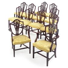 Hepplewhite Shield Back Chairs Furniture English Furniture Chair