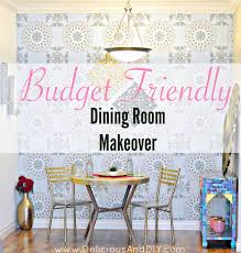 Dining room wallpaper idea #4: Dining Room Reveal Part 1 Using Removable Wallpaper Delicious And Diy