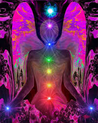 Rainbow Angel Art Chakra Alignment Reiki Healing Wall Decor Print Balance Within Chaos Energy Art Meditation Art Chakra Art