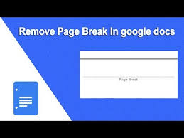 I never want to print out my google docs. How To Remove Page Break From A Document In Google Docs The Graphic Home