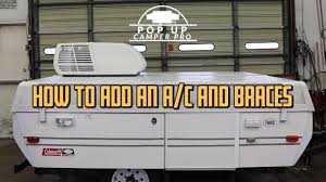 Water buildup can cause serious problems, such as mildew and rot, so it is essential to fix this as soon as. Pop Up Camper A C And Roof Brace Install Youtube