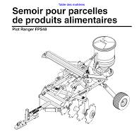 Semoir pour parcelles de produits alimentaires