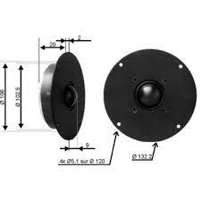 Audax tw034x0 is the direct replacement for the old hd13d34h with greatly improved power handling and extended linear response. Audax Tw034x0 Tweeter Fidelity Components Shop