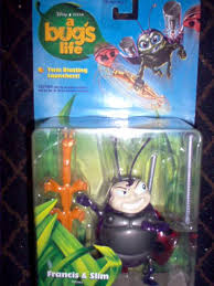 He also carries slim when the circus troupe fly. A Bugs Life Disney Pixar Francis Slim Action Figures