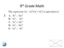 Try to learn from what you get right and from what you get wrong. Squads 2 Cpw25 9th Grade Math Ppt Download
