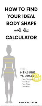 10 Body Shape Calculator Ideas In 2020 Body Shape Calculator Body Shapes Body Waist inches (measure 1 above navel). 10 body shape calculator ideas in 2020