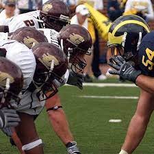 Fire Up Chips Football Helmets Central Michigan University Football