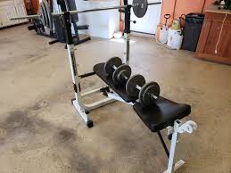 weight bench and weights nex