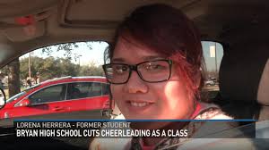 Cheerleading no longer a class at Bryan High School, district says it is  temporary