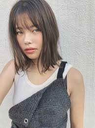 前髪あり なし向け いつもと印象違う 流し前髪のつくり方 hair 韓国人の髪 ヘアスタイル クールなヘアスタイル
