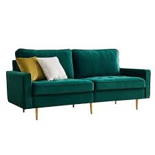 Sofa & couch online kaufen xxxlutz.de von bigsofas bis schlafsofas über 1800 modelle stoff & echtleder scandi.und was wäre eine behagliche einrichtung ohne bequeme polstermöbel? Iconoco Loungesofa Samt Stoffsofa 2 Sitzer Sofa Klein Loungesofa Stoff Bequeme Couch Online Kaufen Otto