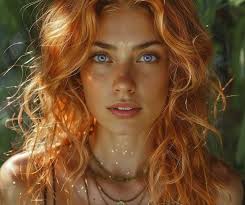 Real golden hour… #goldenhour #redhead #allnaturalred #ruivinha #blueeyes  #virtualbeauty #aimodelgirl