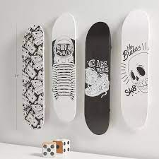 5 out of 5 stars. Skate Deck Wall Decor Set Of 4 Skate Decks Skateboard Deck Art Diy Deck