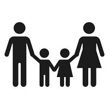 Download Family With Two Children Icon Transparent Png Svg Vector File