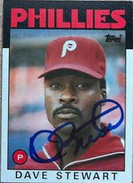 1986 Topps #689 Dave Stewart VG Philadelphia Phillies