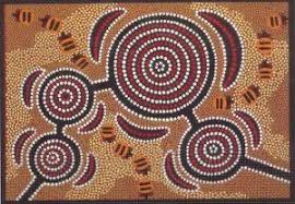 Aborigines The Dreaming Songlines Aboriginal Dot Painting Indigenous Australian Art Aboriginal Art