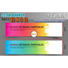 Dia tak tahu sama ada kakinya lebar atau panjang. Print Banner Vinyl Saiz 12 X 3 Kaki Shopee Malaysia