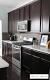 Espresso Cabinet Modern Kitchen Backsplash