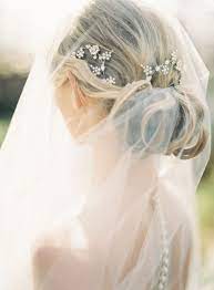 Veil With Headpiece Coiffure Mariage Coiffure Mariee Voile Mariage