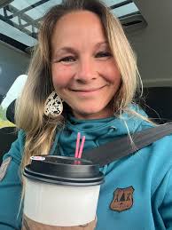 Afternoon coffee and missing loved ones while visiting family in Oregon