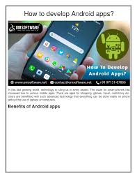 Take the experience beyond mobile. Ppt How To Develop Android Apps Powerpoint Presentation Free Download Id 7968312