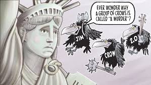 So the question, what would happen if jim crow was reintroduced? Editorial Cartoon April 7 2021 Jim Crow 2 0
